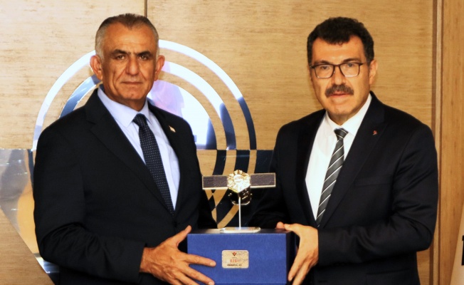Çavuşoğlu, TÜBİTAK Başkanı Hasan Mandal’ı kabul etti