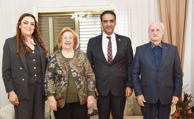 Çalışma Bakanı Gardiyanoğlu, ilk kadın bakan Onur Borman’ı ziyaret etti
