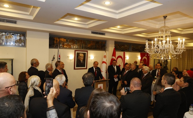 Tatar: “Kıbrıs Türk halkı adalet, eşit muamele, eşit fırsatlar ve eşit statü arayışındadır”