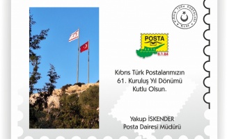 Kıbrıs Türk Postaları 61. yılını kutluyor