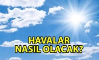 Hava parçalı ve az bulutlu olacak