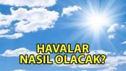 Hava parçalı ve az bulutlu olacak